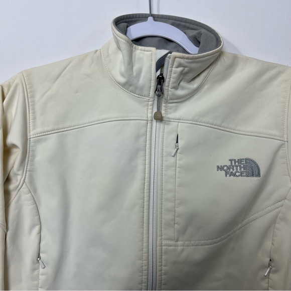 The North Face White Apex Bionic Softshell Windwall Jacket Womens XS Winter - Picture 2 of 8